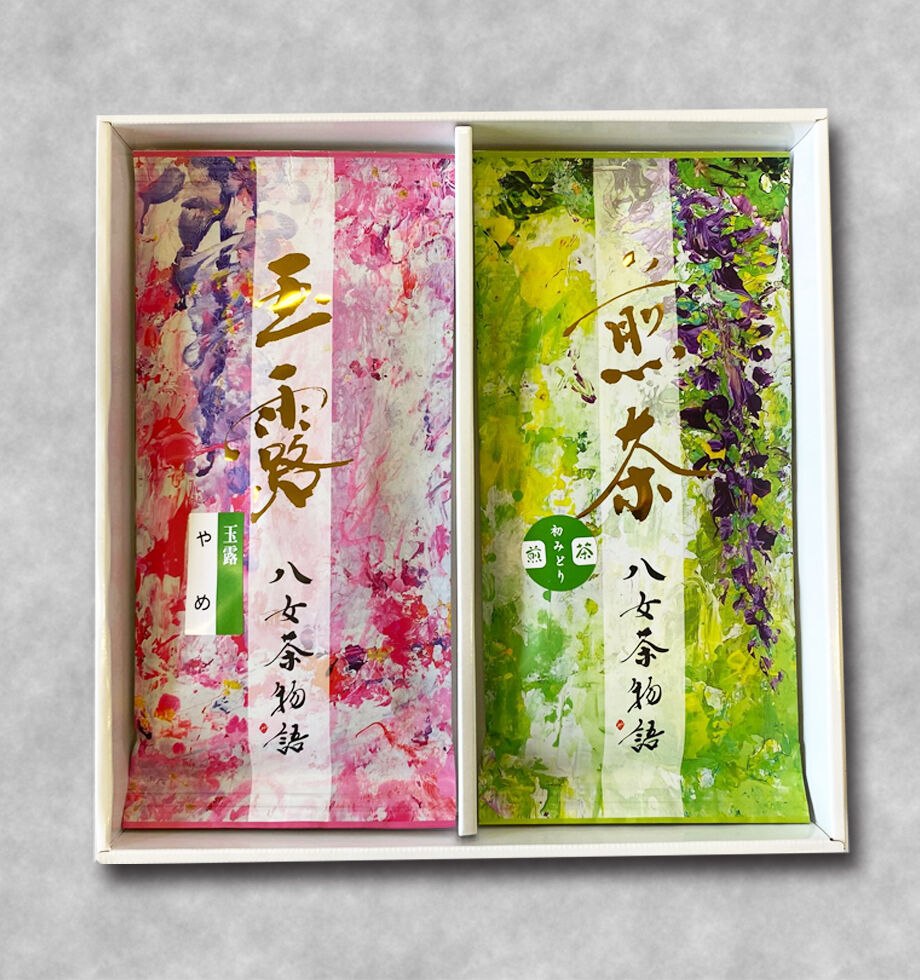 MI-2 玉露・煎茶2本セット | 八女茶物語
