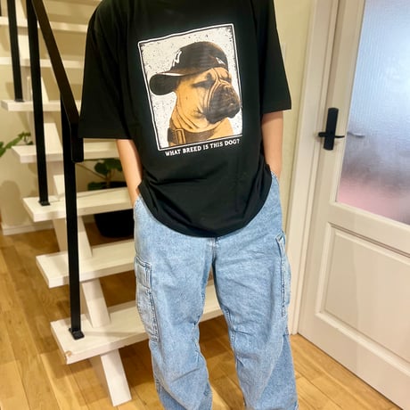 犬種何ですか？Tシャツ〔ブラック〕