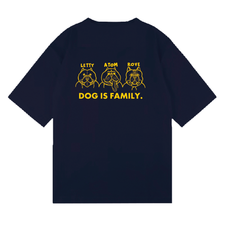 乳張るTシャツ ネイビー