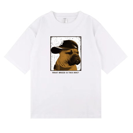 犬種何ですか？Tシャツ〔ホワイト〕