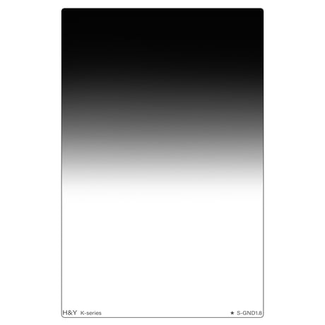 100x150mm 角形フィルター ソフトGND64 | フレームなしハーフNDフィルター （100 x 150mm Soft GND 1.8)