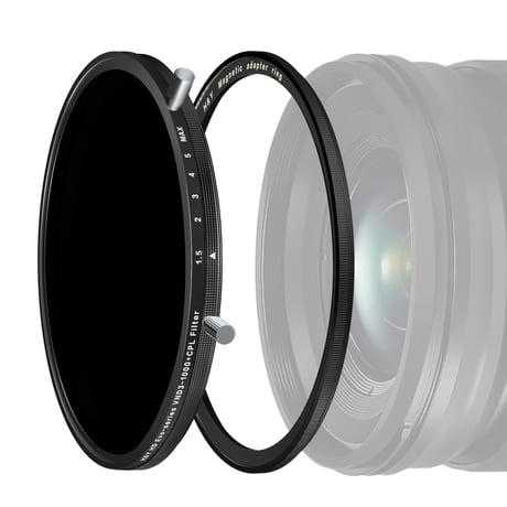 H&Y HD EVO-series ND3-1000+CPL フィルター Kit｜可変ND＋CPLフィルター （ねじ込み・マグネット装着両対応）