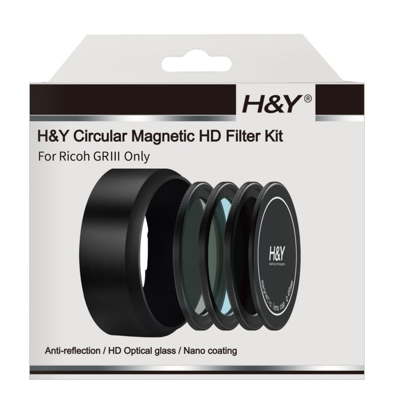 49mm MagneticフィルターKit for RICOH GR Ⅲ | H&Y Filt 49mm MagneticフィルターKit for RICOH GR Ⅲ | H&Y Filt