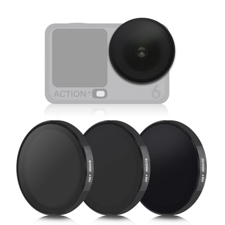 H&Y ND Filter Kit for OSMO Action 6 DJI オズモ アクション6 対応 NDフィルターセット