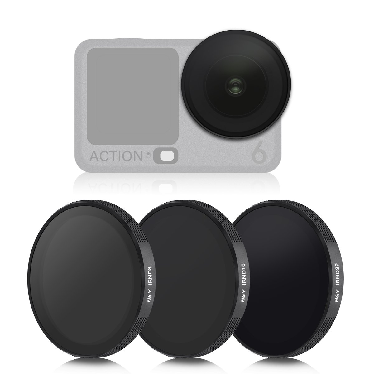H&Y ND Filter Kit for OSMO Action 6 DJI オズモ アクシ