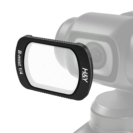 H&Y OSMO Pocket 3/4 用 ブラックミスト 1/4 フィルター単品 DJI オズモポケット3/4 対応