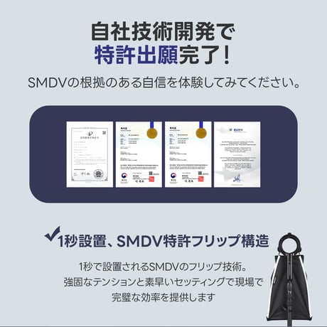 [SMDV] Flip Nemo 25x60 フリップ ネモ (25x60cm) -小型ストロボ用-