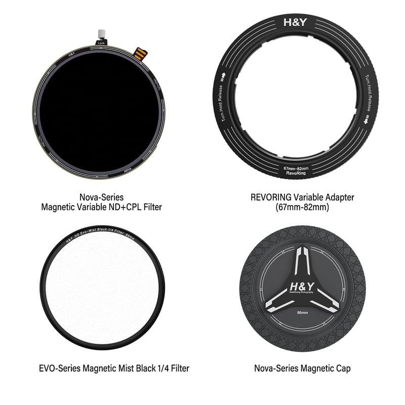 H&Y Nova REVORING Filter Kit ｜ NOVAフィルター＋フロントフィ