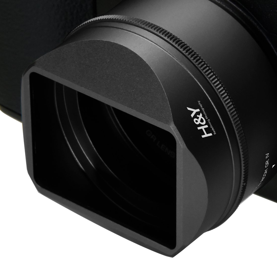 H&Y レンズフード RICOH GR lV 対応 アルミ削り出し ※要アダプター