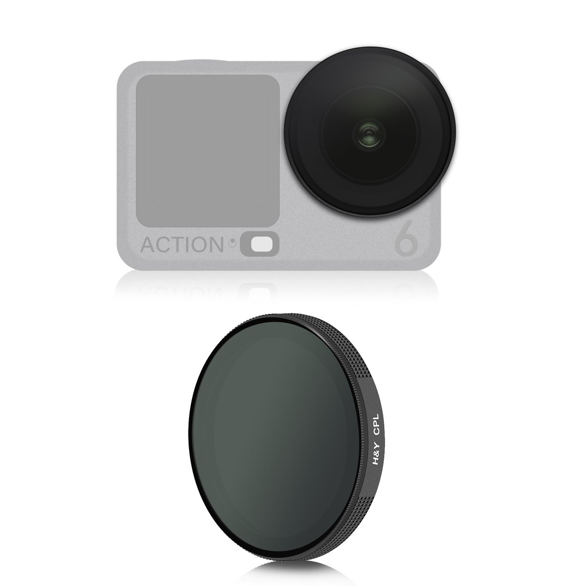 H&Y CPL Filter Kit for OSMO Action 6 DJI オズモ アク
