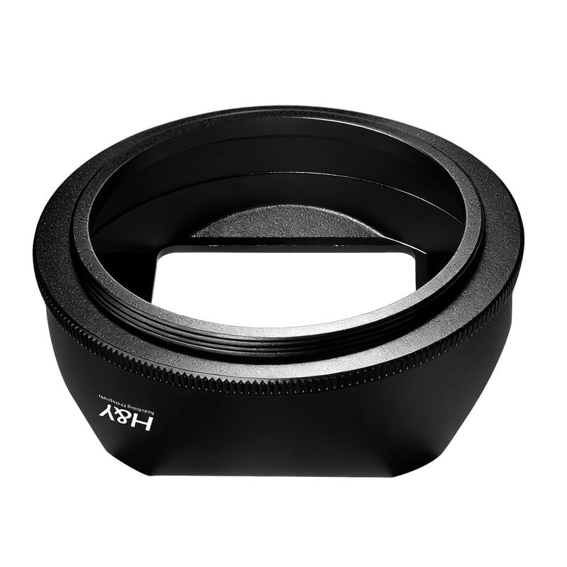 H&Y レンズフード RICOH GR lV 対応 アルミ削り出し ※要アダプター