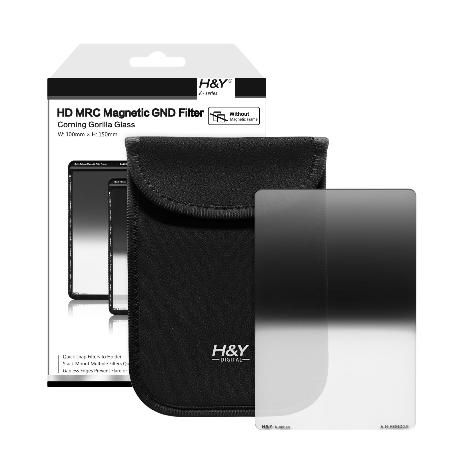 H&Y K-series 100x150mm リバース GND1.2 100x150mm 角型フィルター リバースGND フレームなし（100 x 150mm Re