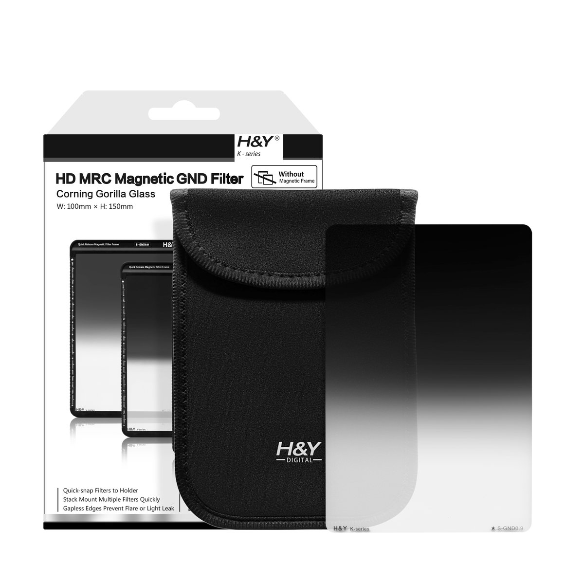 H&amp;Y 100x150mm K-Series GND8 マグネットフレーム付き Amazon | H&Y 角型フィルター ソフトGND8 100x150mm Kシリーズ