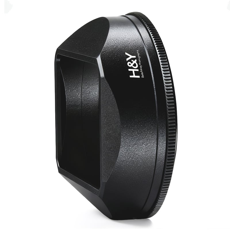 H&Y レンズフード RICOH GR lV 対応 アルミ削り出し ※要アダプター