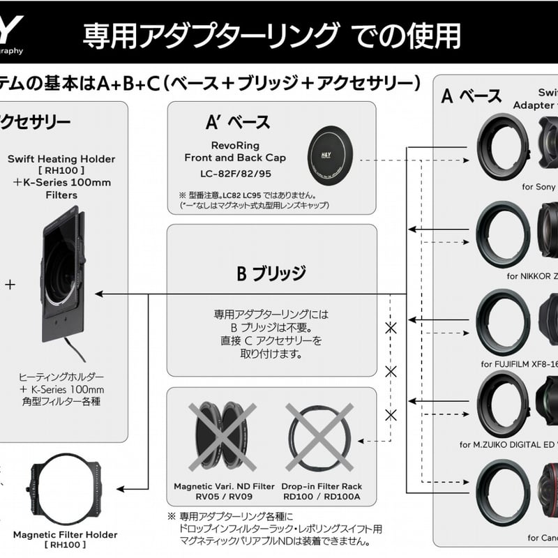 Swift マグネティック 100mm ヒーティングホルダー (Swift