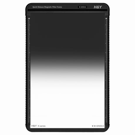 100x150mm K-Series ミディアムGND | マグネットフレーム付きハーフNDフィルター（100 x 150mm K-Series Medium GND)