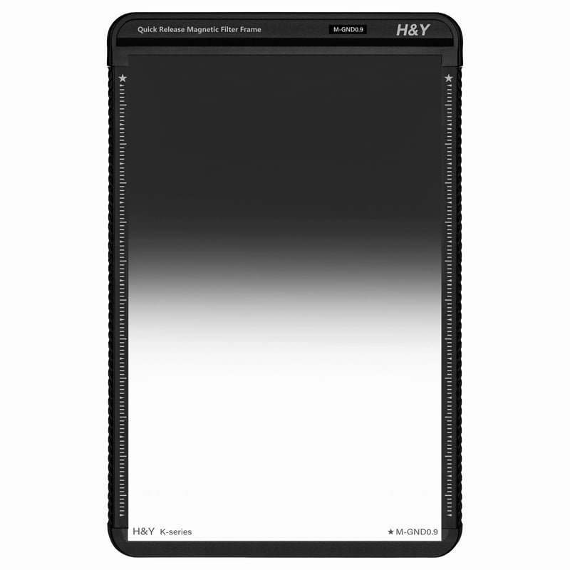 角形フィルター 100×150mm グラデ ハーフND0.9(ND8)5枚セット 100x150mm K-Series ミディアムGND | マグネットフレーム付きハーフNDフ