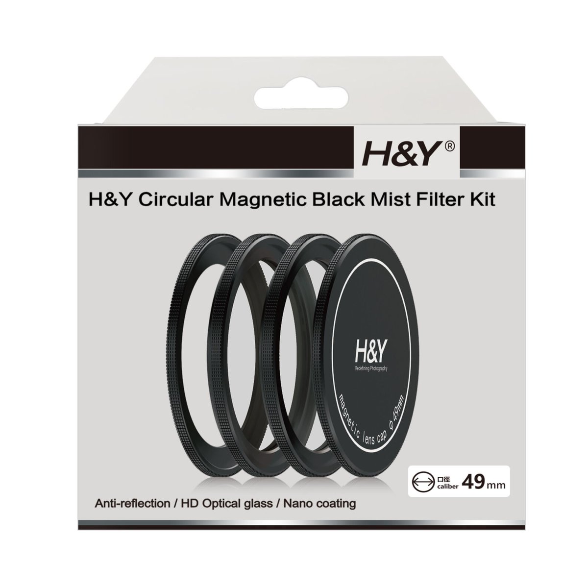 49mm Magnetic Black Mist フィルターKit（ブラックミストフィルター）...