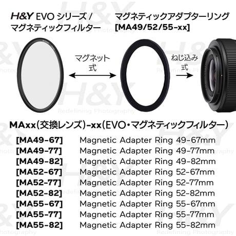 Magnetic Adapter Ring (ステップリング) MA