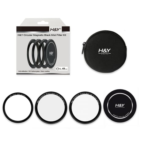 49mm Magnetic Black Mist フィルターKit（ブラックミストフィルター）