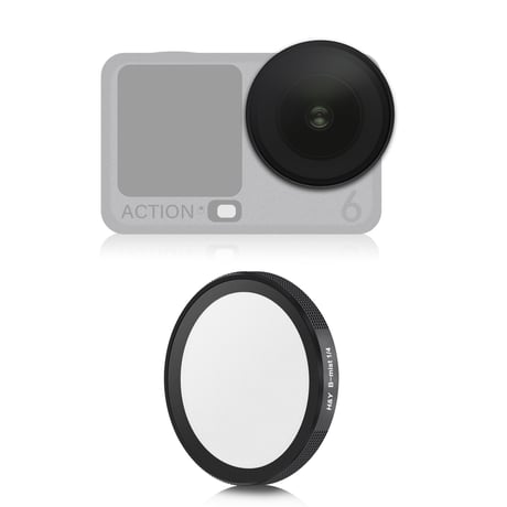 H&Y 1/4 Blackpromist Filter Kit for OSMO Action 6 DJI オズモ アクション6 対応 ブラックミスト1/4 フィルター