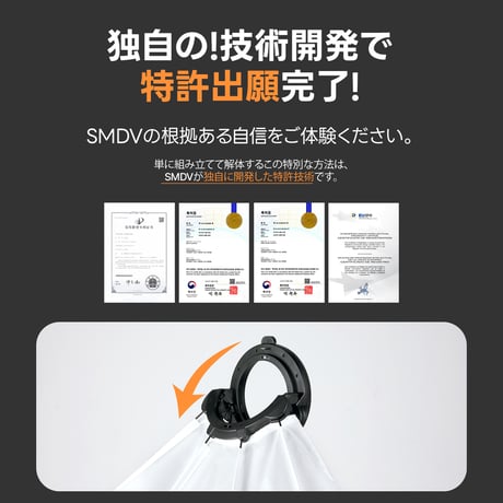 [SMDV] Flip Bounce 28 フリップバウンス28 (70cm) -小型ストロボ用-