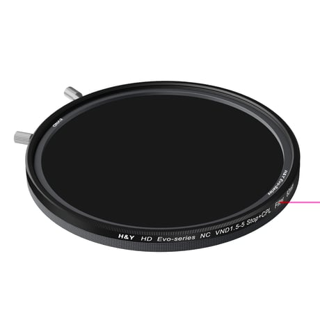 H&Y HD EVO-series Natural Color Vari ND3-32+CPL フィルター Kit｜可変ND＋CPLフィルター（ねじ込み・マグネット装着両対応）