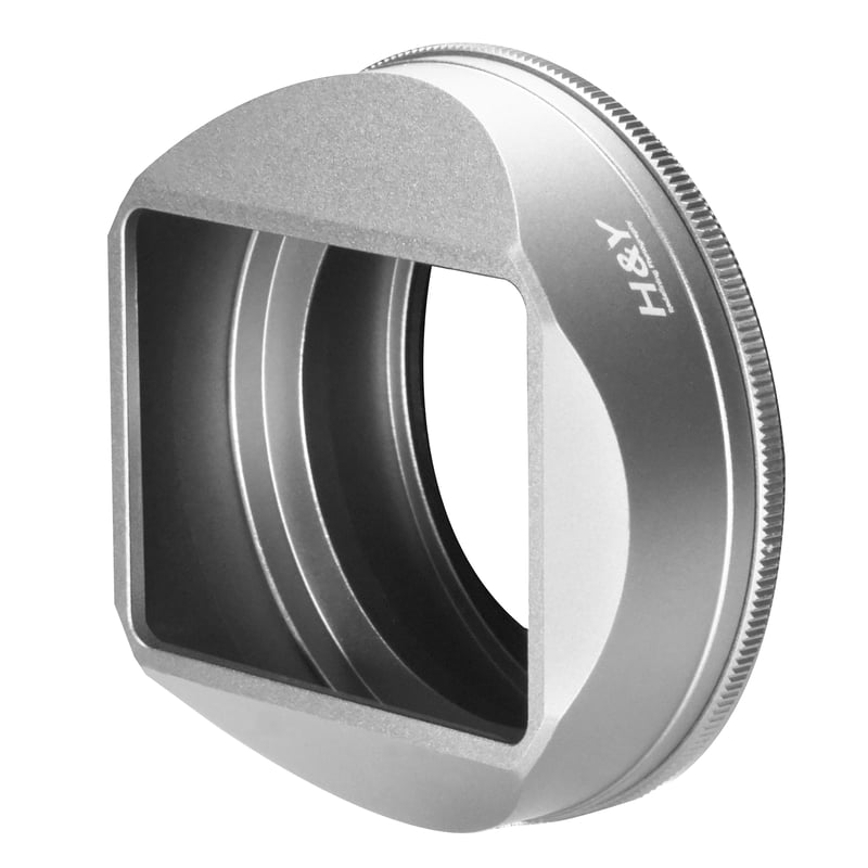 RICOH GR 初代　バッテリー　魚群レンズ　他フードおまけ付き H&Y レンズフード RICOH GR lV 対応 アルミ削り出し ※要アダプター