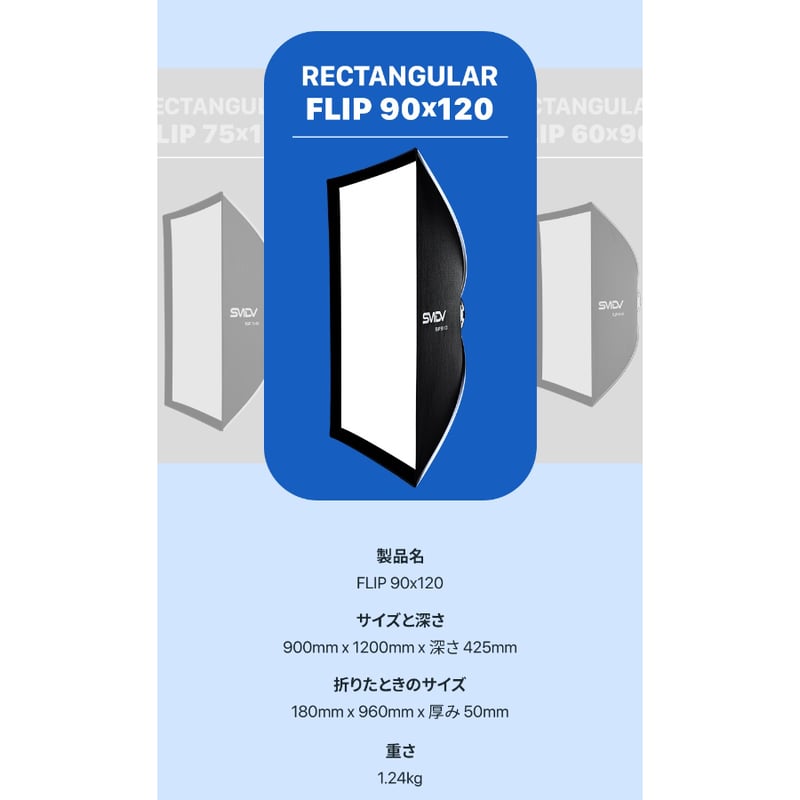 SMDV] Flip Nemo 90x120 | H&Y Filters Japan