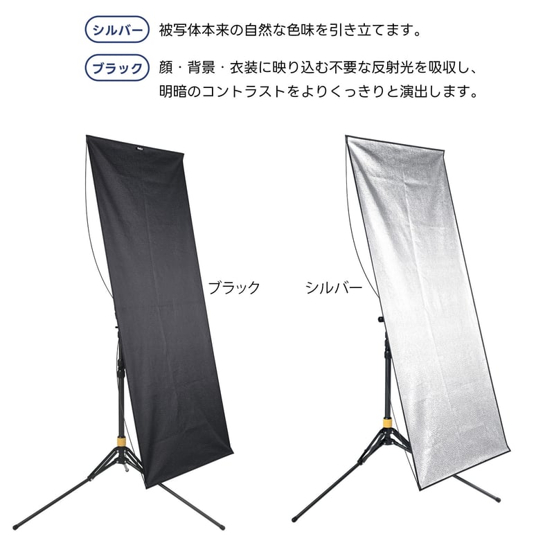 SMDV] FLIP BANSA II 用 フラットリフレクター シルバー/ブラック | H
