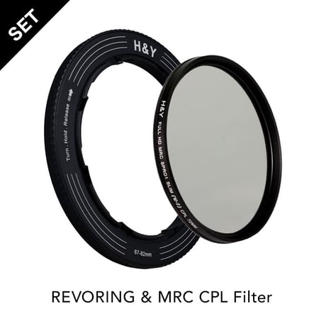 REVORING 67-82mm  &  MRC CPL フィルター82mmセット