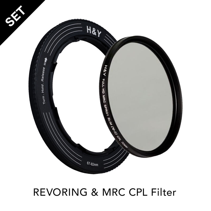 REVORING 67-82mm & MRC CPL フィルター82mmセット | H&Y