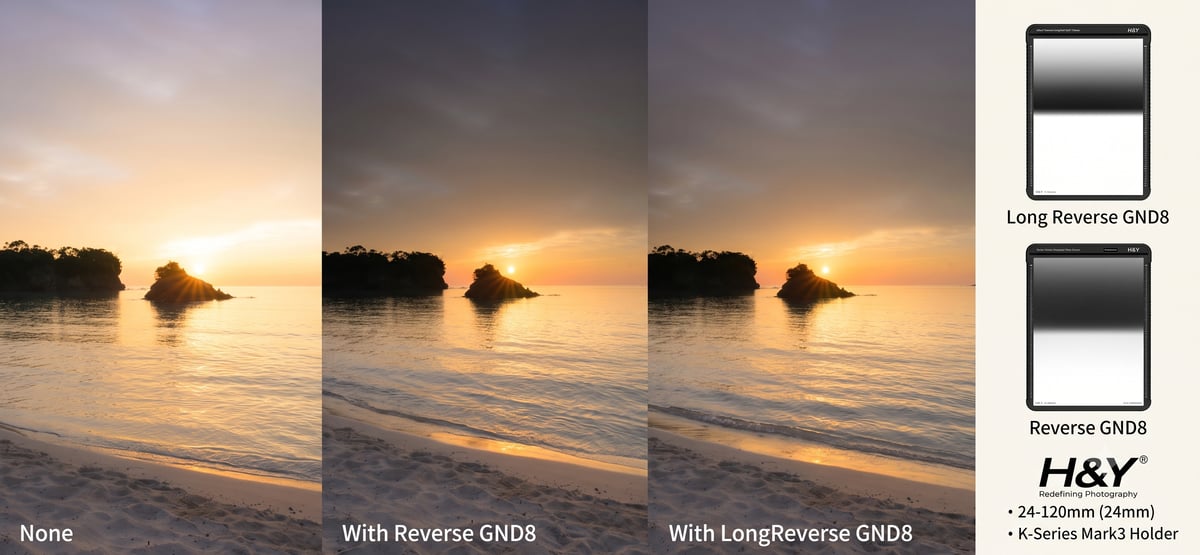 新発売 Long Reverse GND 朝日・夕景の新提案 | H&Y Filters Japan