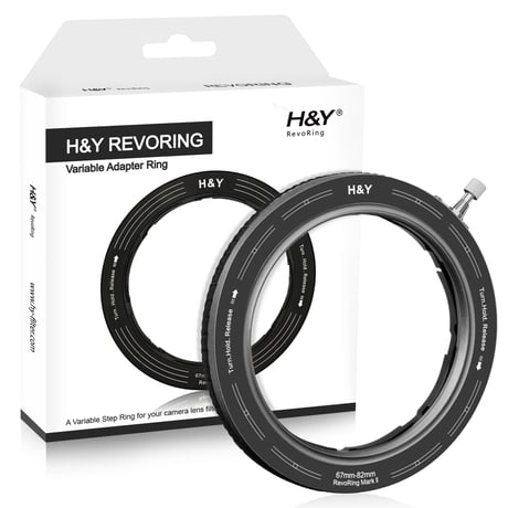 [写研部特価] H&Y REVORING Mark II 67-82mm 可変式ステップリング レボリングマーク2