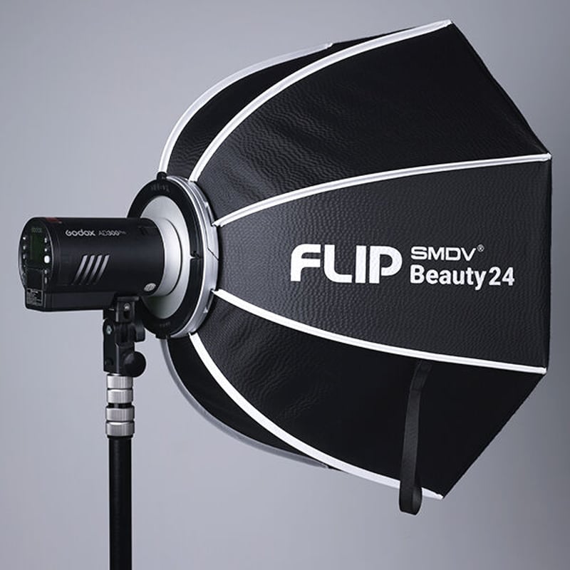 4〜5回持ち出して使用しましたSMDV FlipBeauty24 60cm +グリッド ボーエンスマウント