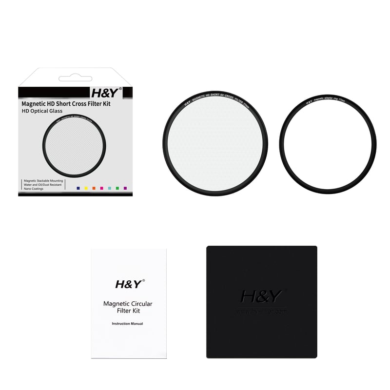 Magnetic Short 6x Crossフィルター Kit | H&Y Filters