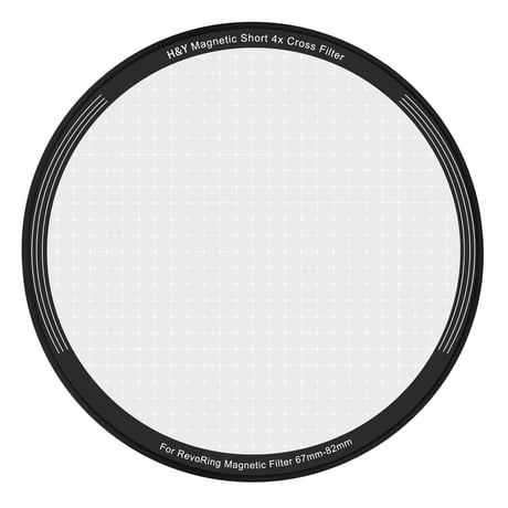 [Outlet] Clip-on Magnetic Short 4x Cross for REVORING 67-82mm（フィルター一体型REVORING専用）