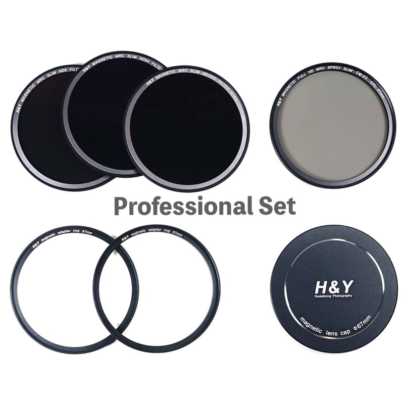 H\u0026Y Magnetic フィルターProfessional set 82mm