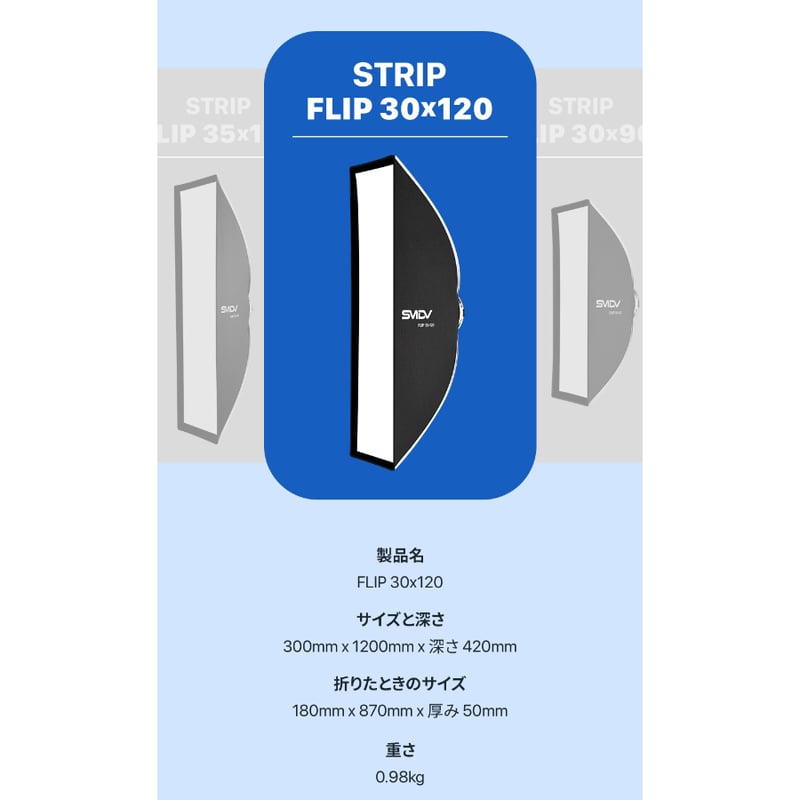 SMDV] Flip Nemo 30x120 | H&Y Filters Japan