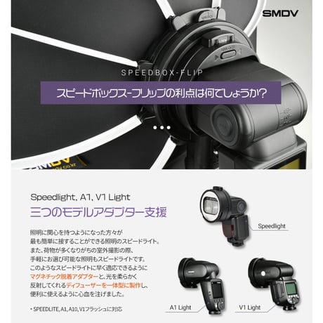 [H&Y x SMDV] Speedbox-Flip24G Softbox (60cm)