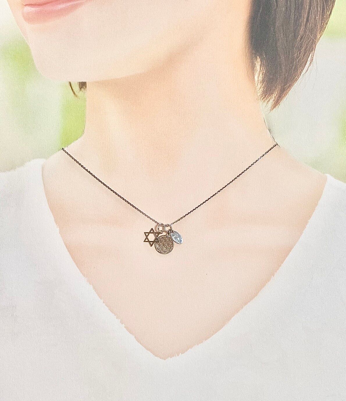 ロクボウセイ K18 六芒星 ペンダントトップ | Angeli Gemelli Onlin