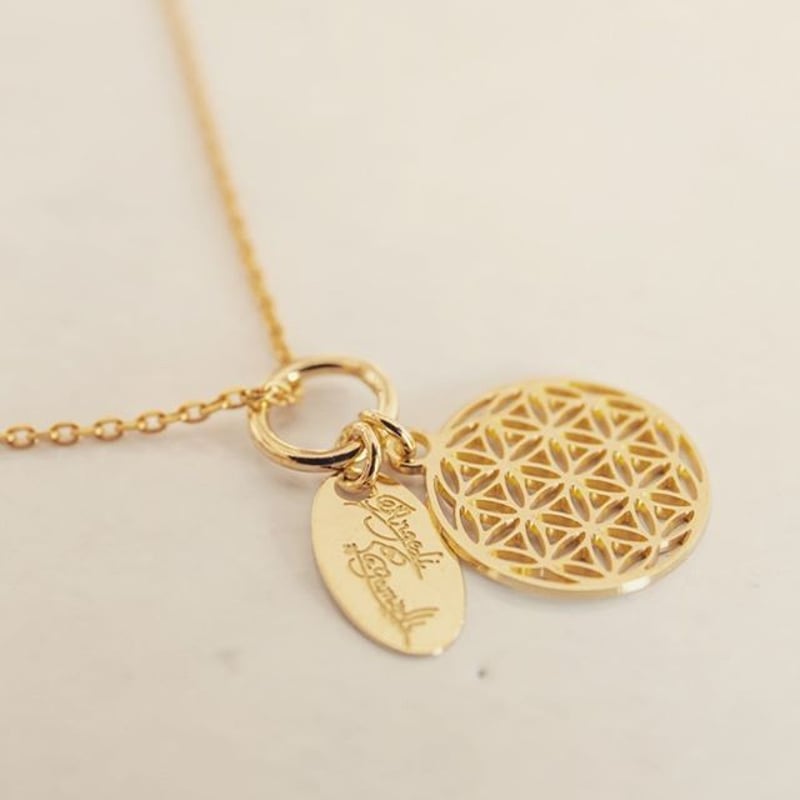 holistetique ★フラワーオブライフペンダントヘッド ゴールド18k