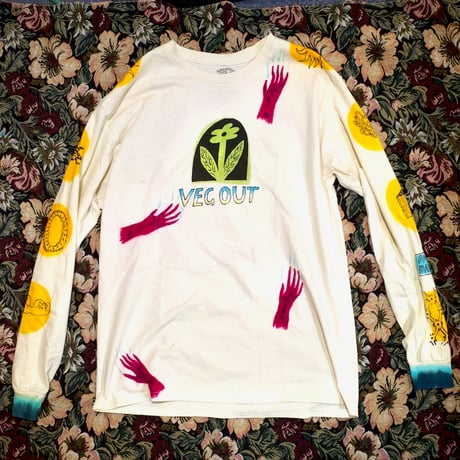 VEGOUT PINK HAND  Dyeing long sleeve L