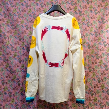 VEGOUT PINK HAND  Dyeing long sleeve L