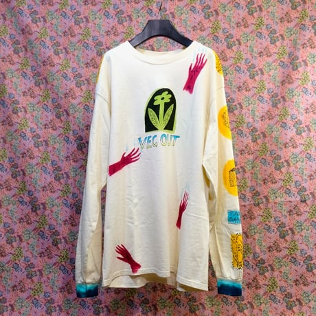 VEGOUT PINK HAND  Dyeing long sleeve L
