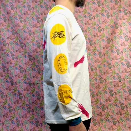VEGOUT PINK HAND  Dyeing long sleeve L
