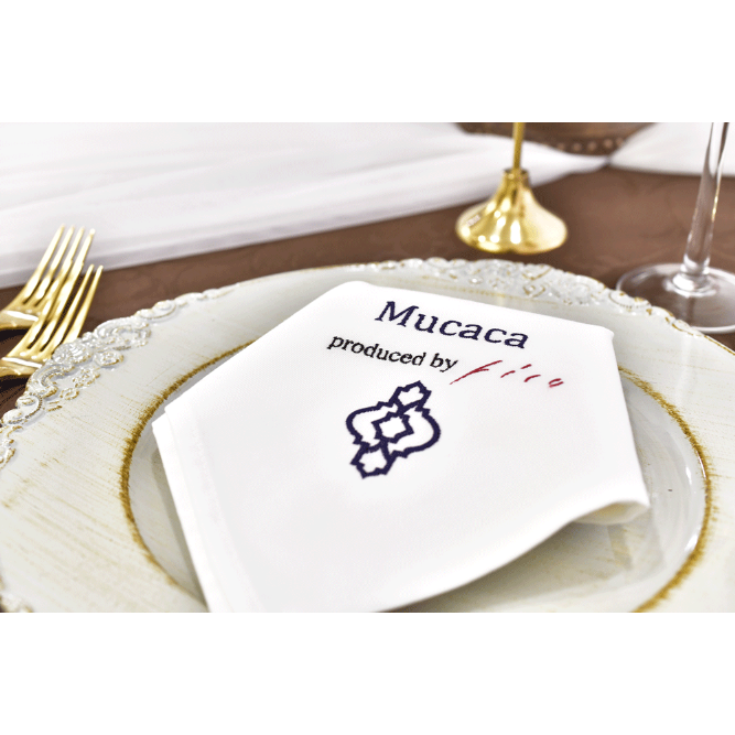 W10×H10cm刺繍ナフキン【50枚セット】 | mucaca online store b W10×H10cm刺繍ナフキン【50枚セット】 | mucaca online store b