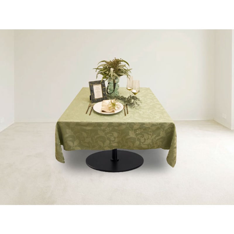 テーブルクロス リーフグリーン150角5枚セット【アウトレット商品