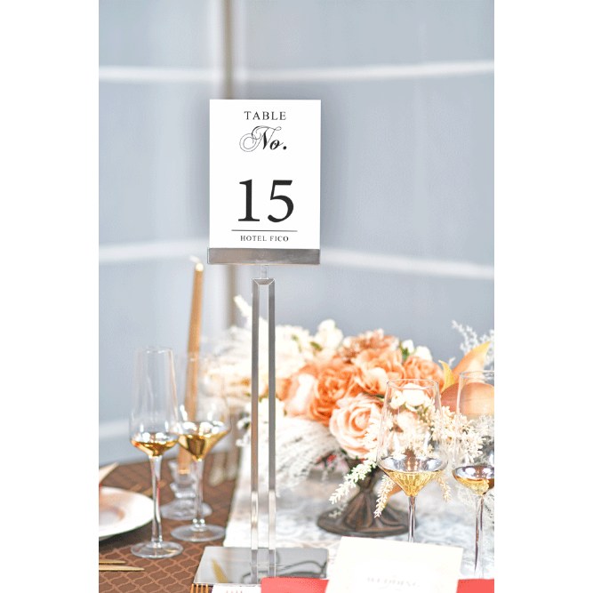 C型テーブルガイド＋角アクリルセット【15台セット】 | mucaca online