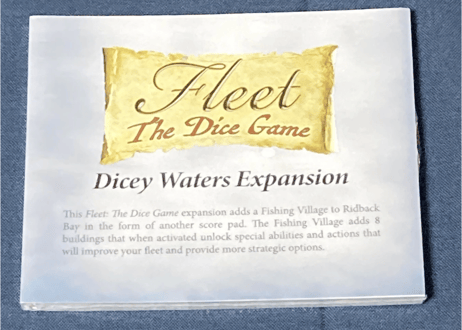 [SET]Fleet the Dice Game(2nd Edition)+Dicey Water Expansion【日本語マニュアル付き】